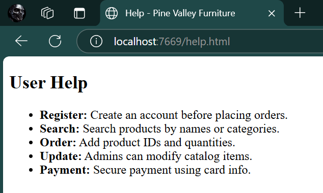 Output Screenshot 7